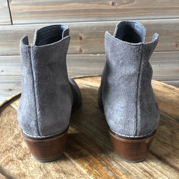 Cole Haan Gray suede cut-in bootie size 8 - Picture 3 of 8